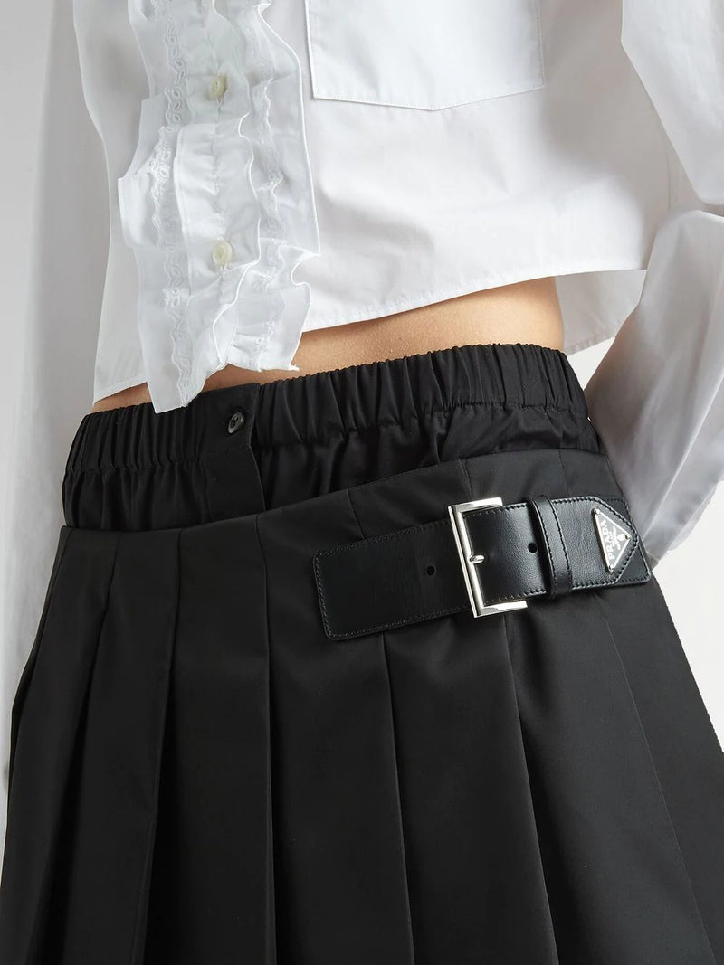 Prada - Prada Pleated Mini Skirt