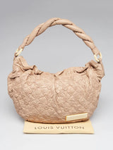 Louis Vuitton - LOUIS VUITTON - Ecru Monogram Lambskin Olympe Nimbus GM
