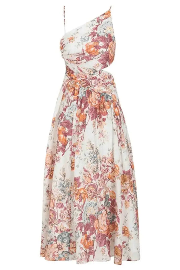 ZIMMERMANN - Asymetrical Floral Dress