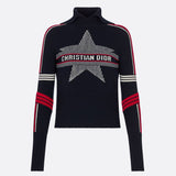 Christian Dior - Three-Tone Dior Star Wool and Cashmere Knit
