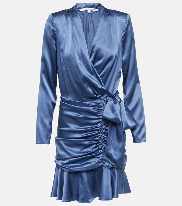 Veronica Beard - Agatha Silk-Blend Satin Wrap Dress