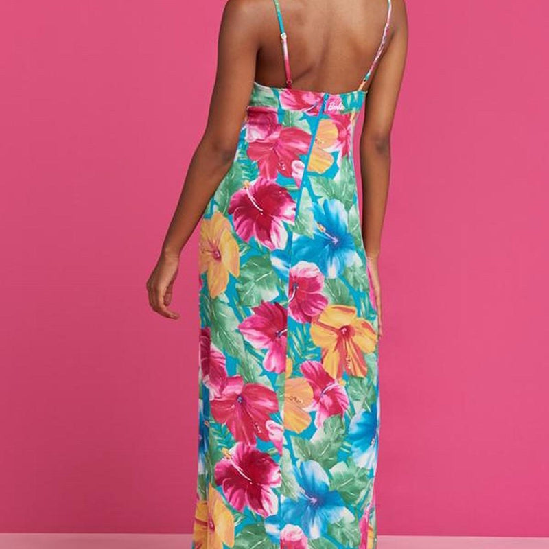 Show Me Your Mumu - Barbie Floral Leyton Lace Up Slit Maxi Dress