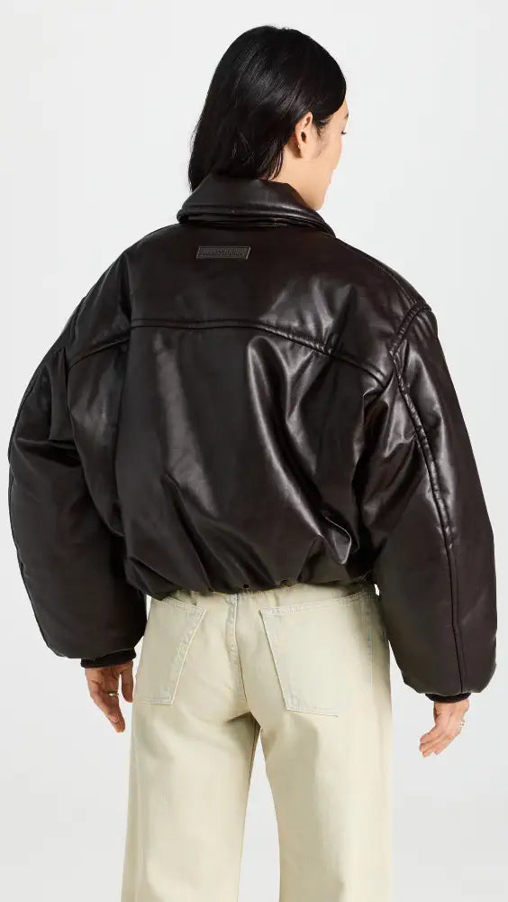 Acne Studios - Faux Leather Bomber Jacket