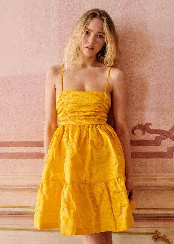 Sézane Brian - Charlie Dress in Yellow