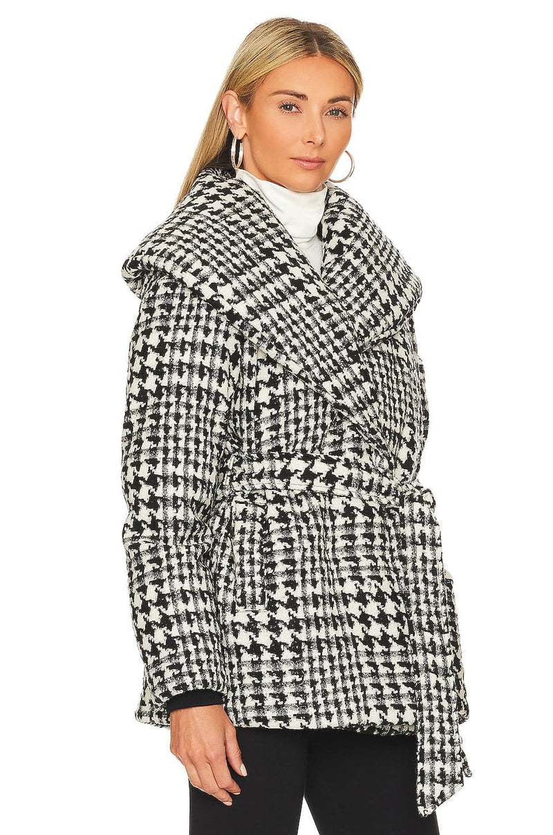 BLANKNYC - Plaid Puffer Coat