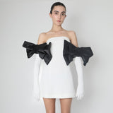 Miscreants - White Cupid Mini Dress