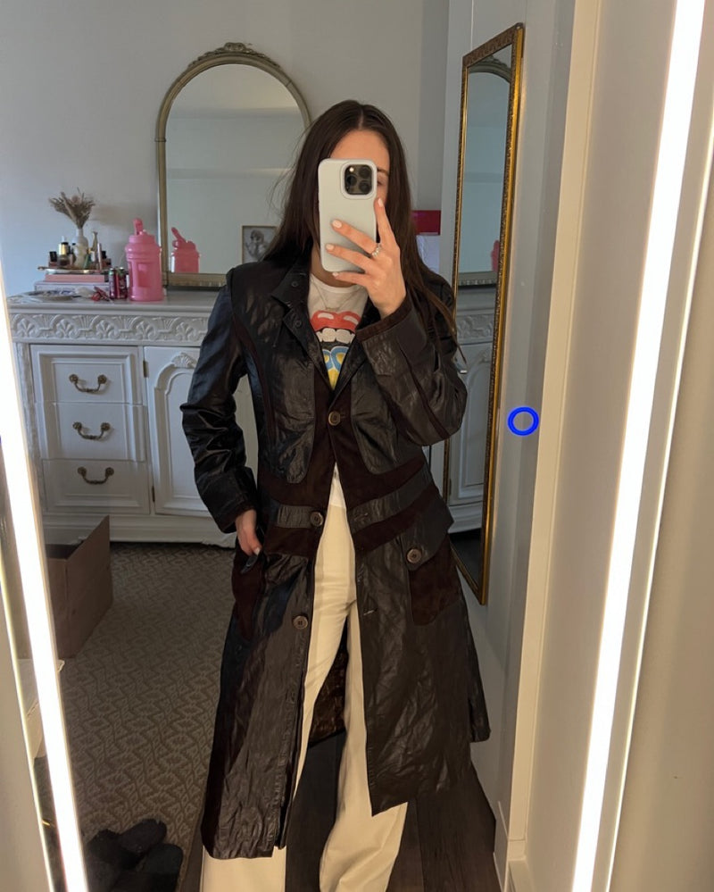 Unknown - Vintage Leather Coat