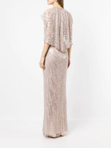 Jenny Packham -Beaded-Sequin Embellished Gown