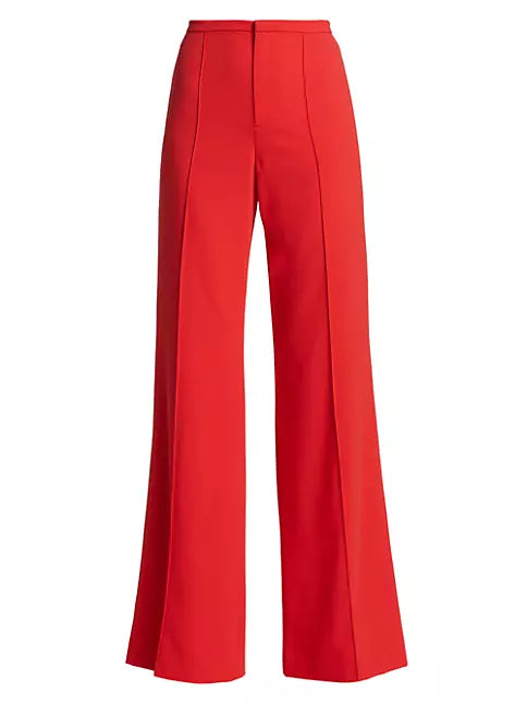 Alice + Olivia - Dylan High-Waisted Wide-Leg Pants