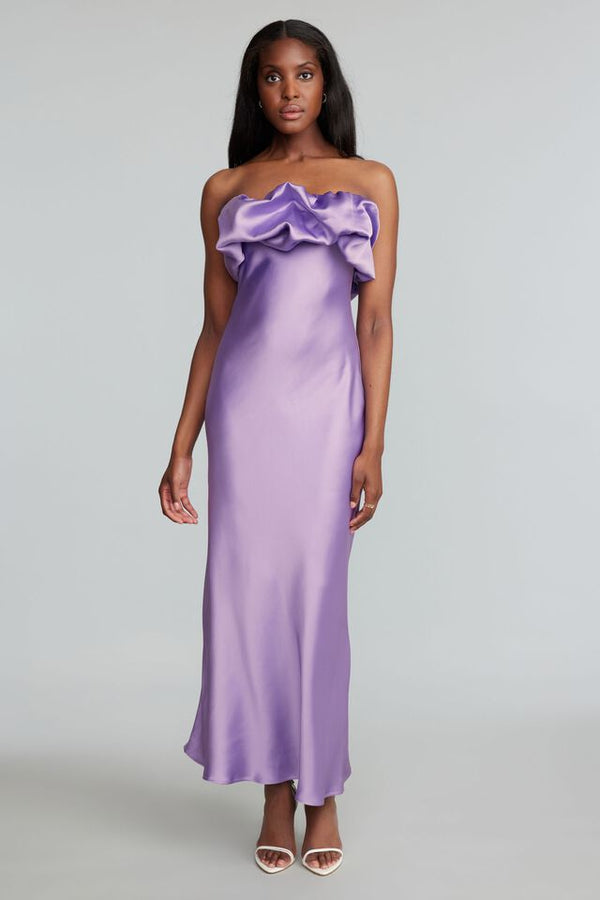 Dynamite Clothing - Purple Satin Dress