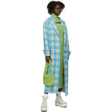 MSGM - Check Pattern Single-breasted Coat