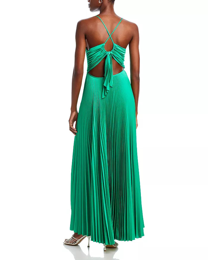 A.L.C. - Aries Pleated Open Back Dress