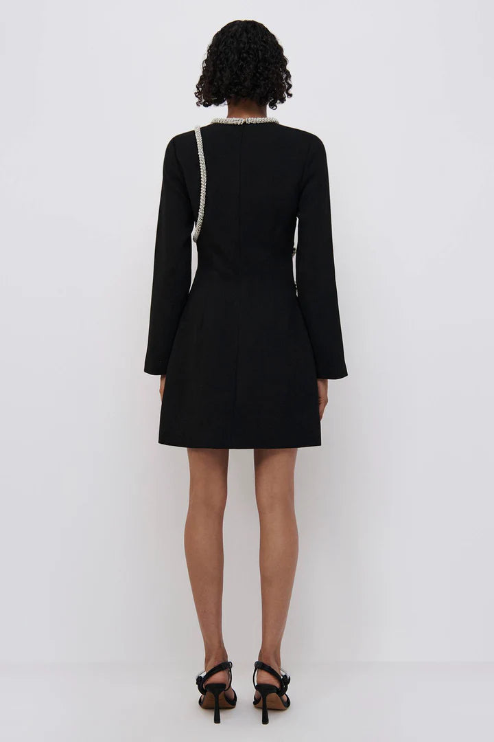 Jonathan Simkhai - Katharine Diamante Mini Dress in Black