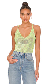 Retrofete - Molly Sequin Tank Top