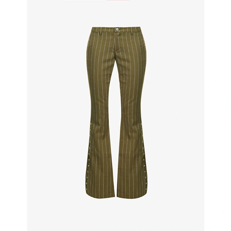 Miaou - THEA PINSTRIPED WIDE-LEG