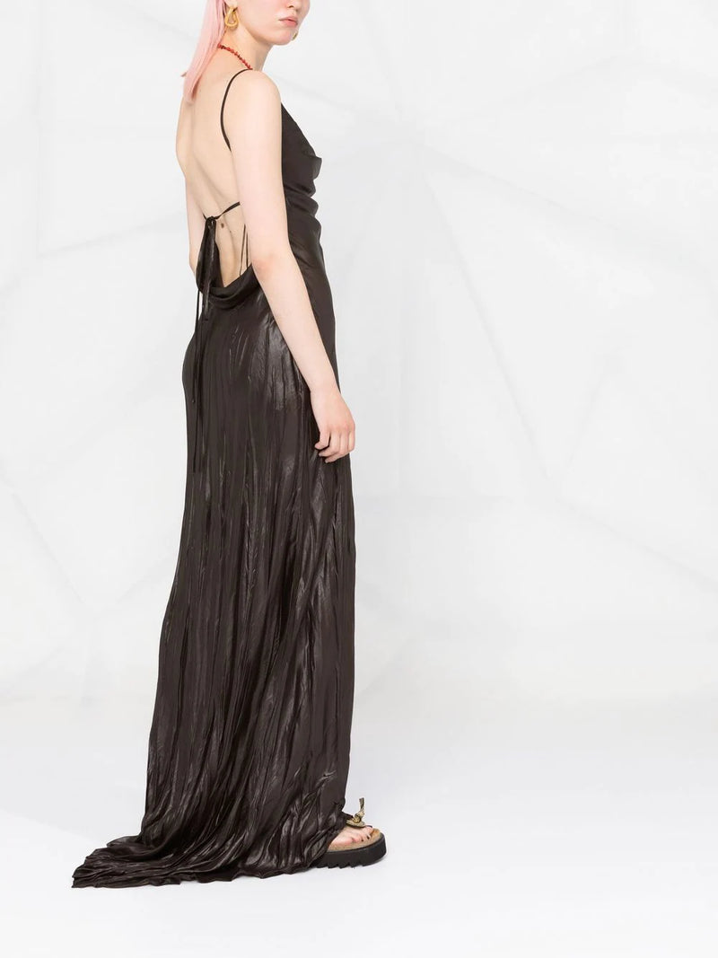 Philosophy di Lorenzo Serafini - Crease-effect Cowl Neck Dress