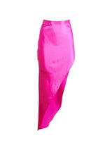 Fleur Du Mal - Hot Pink High Slit Skirt