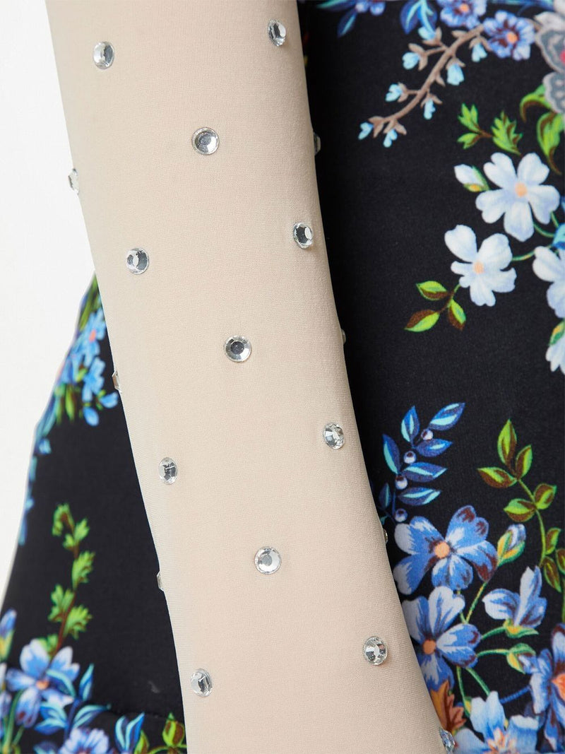 Paco Rabanne - Rhinestone Long-sleeved Top