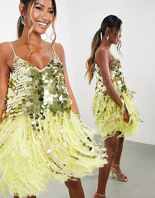 ASOS - Paillette Sequin Mini Dress