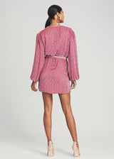 Retrofete - Gabrielle Wrap Dress - Pink