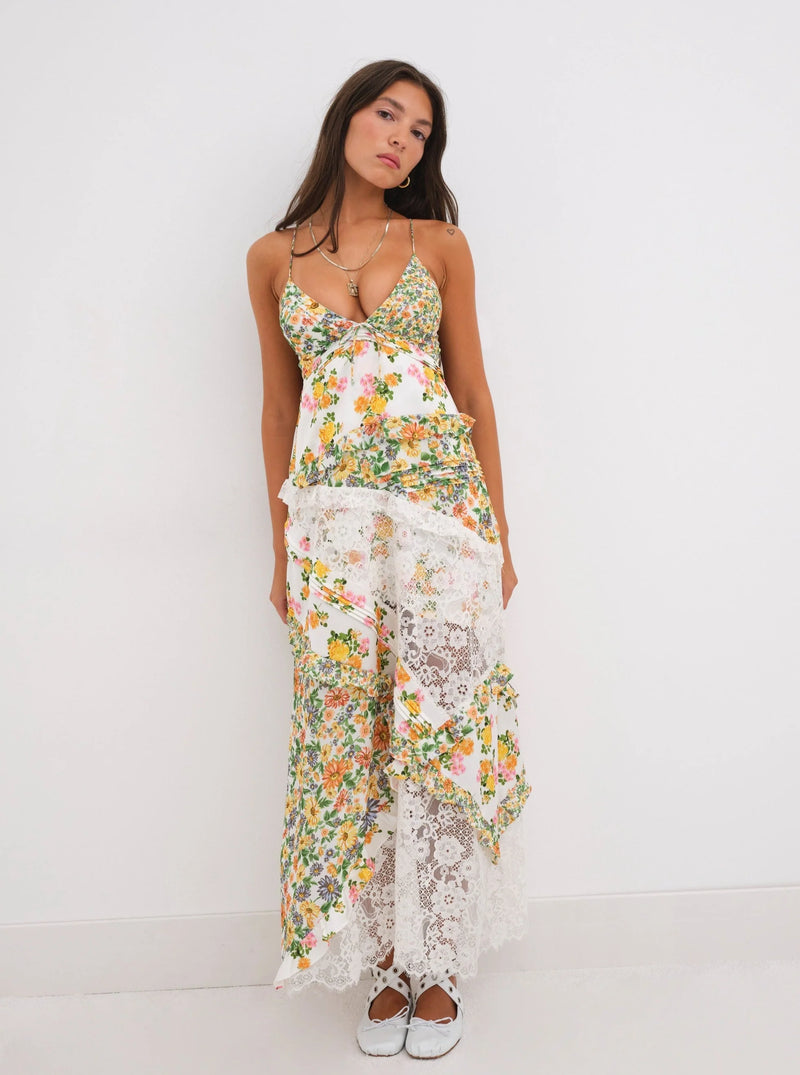 For Love & Lemons - Rosalyn Maxi Dress