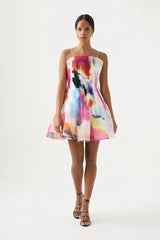 Aje - Celestial Pleated Mini Dress