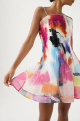 Aje - Celestial Pleated Mini Dress