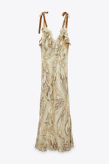 Zara - ANIMAL PRINT MIDI DRESS