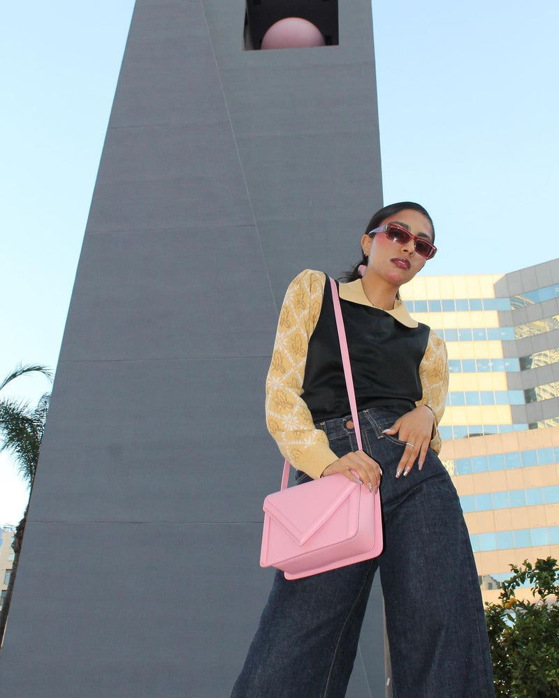 Mansur gavriel hotsell pink bag