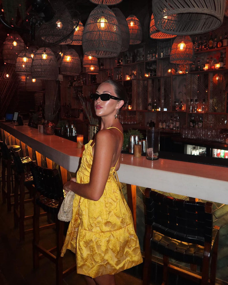 Sézane Brian - Charlie Dress in Yellow