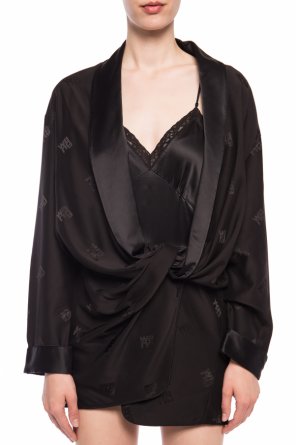 Alexander Wang - BLACK PYJAMA ROMPER