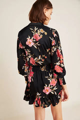Misa Los Angeles - Iyana Tie-Neck Mini Dress