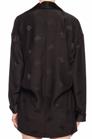 Alexander Wang - BLACK PYJAMA ROMPER