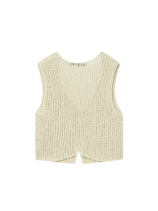 Cult Gaia - V Neck Knit Vest