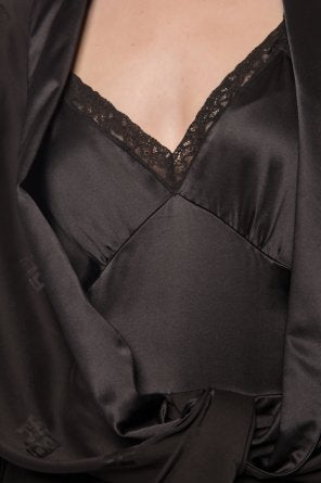 Alexander Wang - BLACK PYJAMA ROMPER