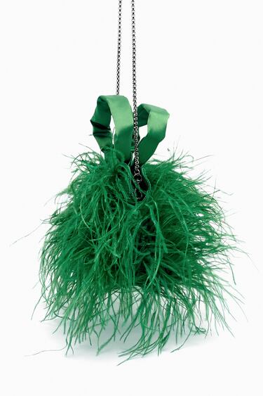 Zara - BUCKET BAG WITH FEATHERS