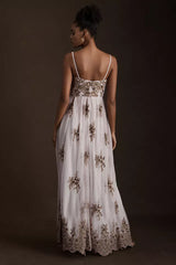 BHLDN - Stargazer Robina Hand-Embroidered Empire-Waist Sweetheart Corset Gown