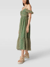 Bardot - Fauna Cold Shoulder Midi Dress BARDOT green floral