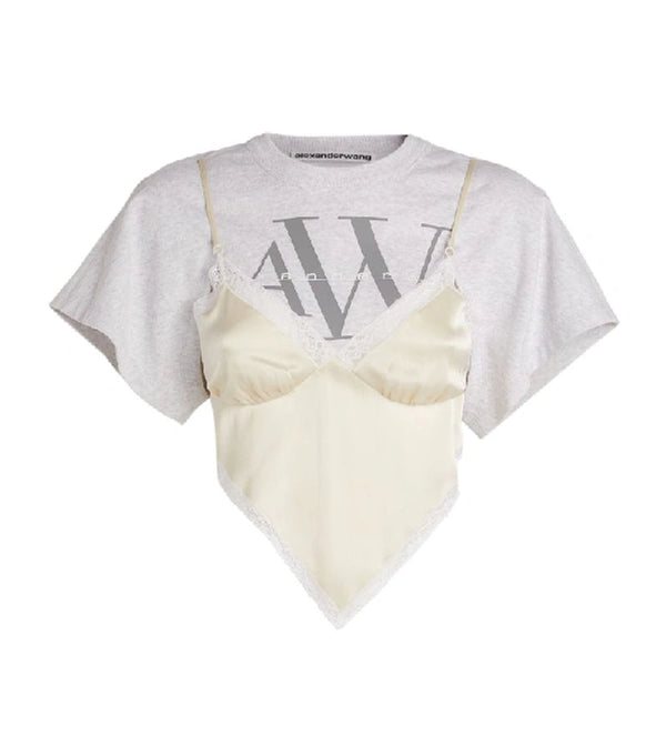 Alexander Wang - T-shirt Camisole Hybrid Top