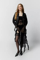 Lioness - Rendezvous Sheer Lace Midi Dress