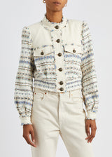 Veronica Beard - Darren Cropped Tweed Jacket