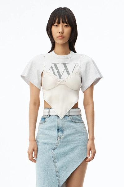 Alexander Wang - T-shirt Camisole Hybrid Top