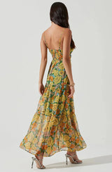 ASTR the Label - Brandy Floral-Print Cutout Maxi Dress