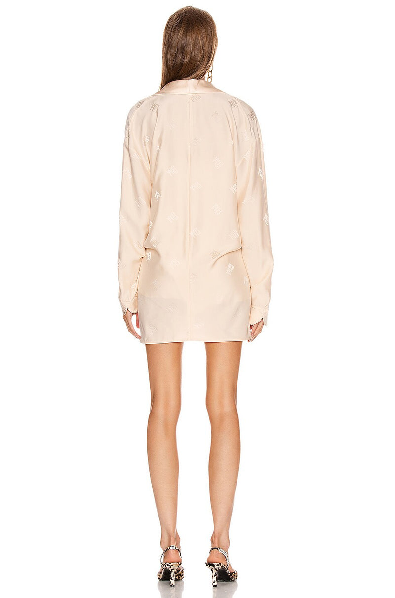 Alexander Wang - Peach Draped Pajama Romper