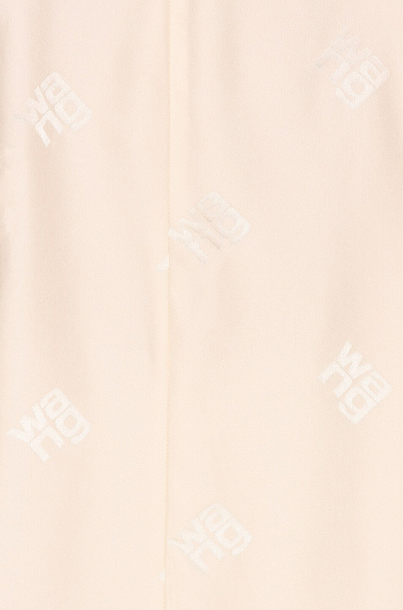 Alexander Wang - Peach Draped Pajama Romper