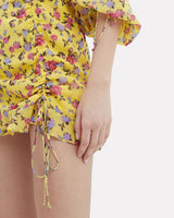 For Love & Lemons - Beaumont Floral Silk Mini Dress
