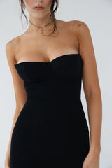 Mirror Palais - Strapless Supermodel Dress Black