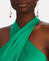 Mandy Crossover Silk Gown