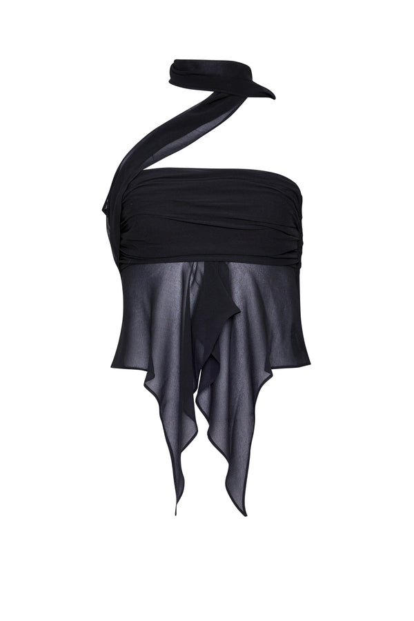 Danielle Guizio - Chiffon Wrap Around Top