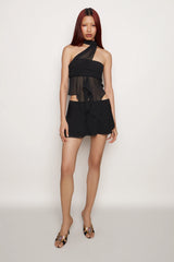 Danielle Guizio - Chiffon Wrap Around Top